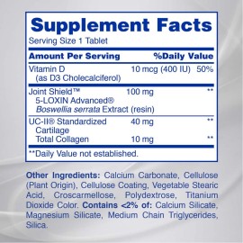 Osteo Bi-Flex Ease, 70 Mini Tablets - Vitamin D3, Joint Shield, UC-II Collagen