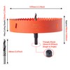 ZURPEMH 6-1/4 inch Hole Saw for Wood,Soft Metal,Drywall,Plasterboard and Plywood,