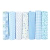 Cafopgrill Set of 7 DIY Cotton Fabric Various Patterns Patchwork