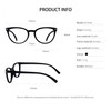 OCCI CHIARI Cateye Reading Glasses Women 3.5 Strengeth Clear Lense