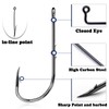 9KM DWLIFE Right Angle Jig Hooks Fishing - 50pcs Aberdeen