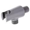 Stainless Steel Wall Connection Elbow with Shower Holder / Connection