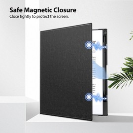 TiMOVO Case Compatible for Remarkable 2 Tablet, Multiple Viewing Angles Folding Case with Pen Holder Compatible with Remarkable 2 Paper Tablet 10.3" 2020 Released, Black