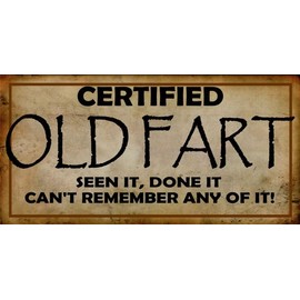 Certified Old Fart Photo License Plate