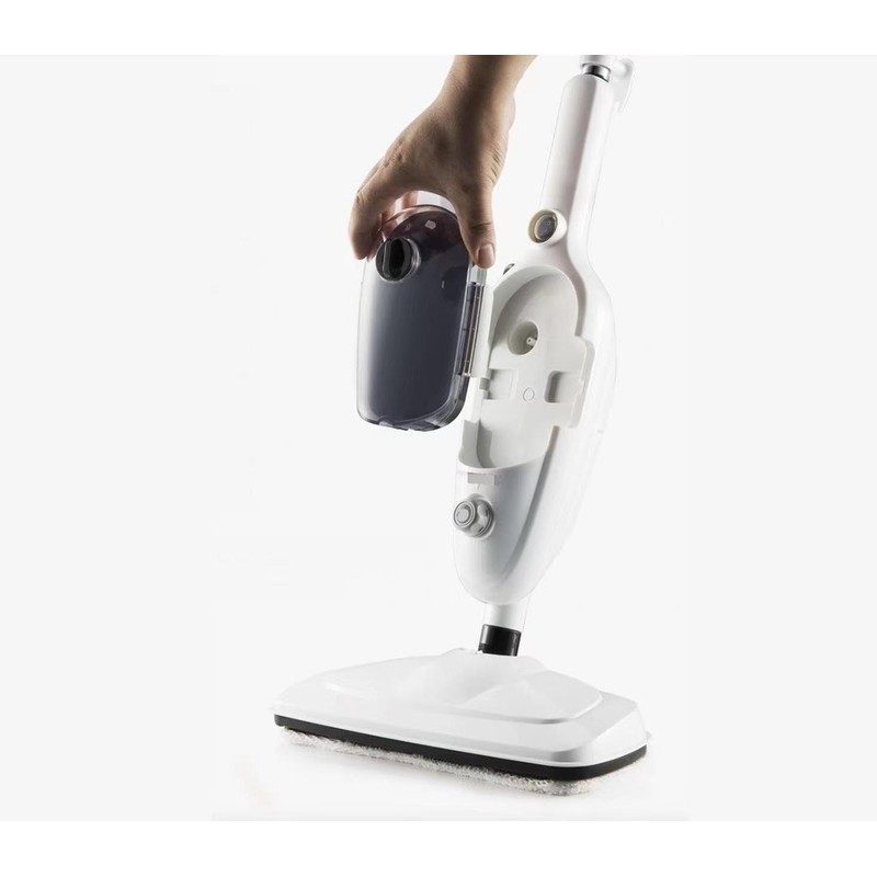 Steam Mop Cleaner 10-in-1 with Convenient Detachable Handheld Unit, Laminate/Hardwood/Tiles/Carpet