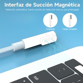 QILOFU Compatible con el Cargador de MacBook Pro, Cargador Magnético en L de 60 W para MacBook Pro, Compatible con A1181, A1184, A1185, A1344, A1330, A1278, A1342