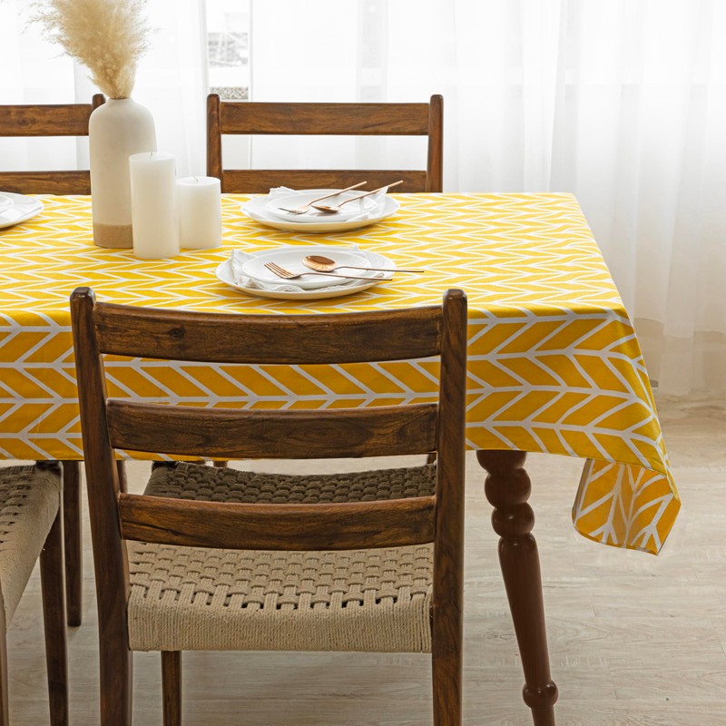 HOMEMONDE Cotton Dining Table Cover 40 x 60 Inches Arrow