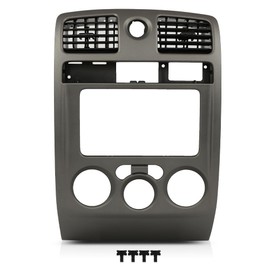 CHEDA Radio Dash Bezel Trim Compatible with Chevy Colorado GMC Canyon 2004-2012 Grey