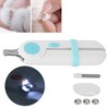 LED Pet Nail Clippers Durable Avoid Over Cutting Pet Nail