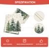 Artoid Mode Pine Tree Snowflake Christmas Table Runner, Seasonal Winter