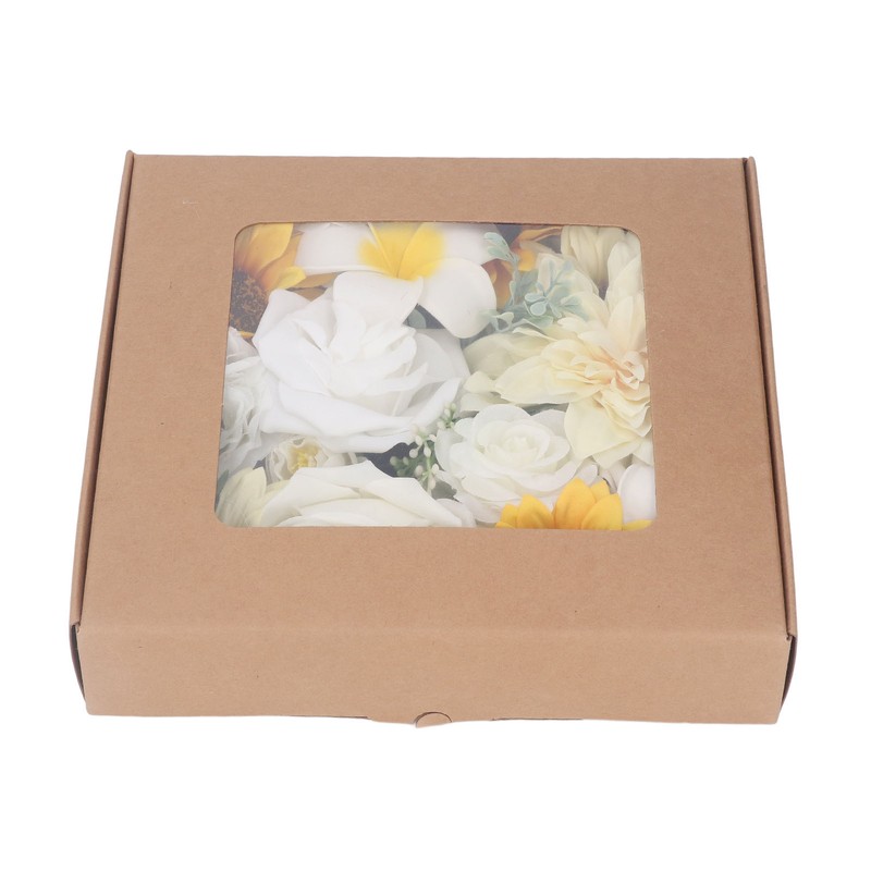 Artificial Flowers Combo Box Set Fake Flowers for DIY Wedding