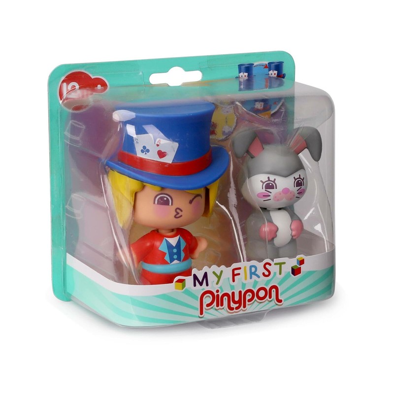 My First Pinypon 700017040 Wizard and Rabbit, 2 Mini Toy