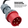 CEE Coupling Socket 5-Pin 16A to 32A with Phase Reversal,