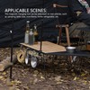 Magnetic Hanging Rod with Hooks Multifunctional Metal Side Suspension Bar