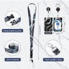 AiQInu ID Card Holder with Strap, Card Holder with Lanyard,