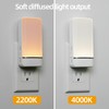 Dawnrise Night Lights Plug into Wall,Invisible Motion Sensor Night Light,Soft