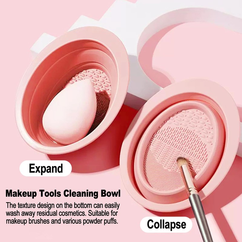 Makeup Brush Set, Makeup Brush Set with Triangle, Rounds and