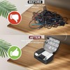 2 Capas Organizador de Cables, para Cables, Cargadores, Auriculares, etc