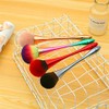 Brocha mineral grande en polvo, brocha de maquillaje para base,