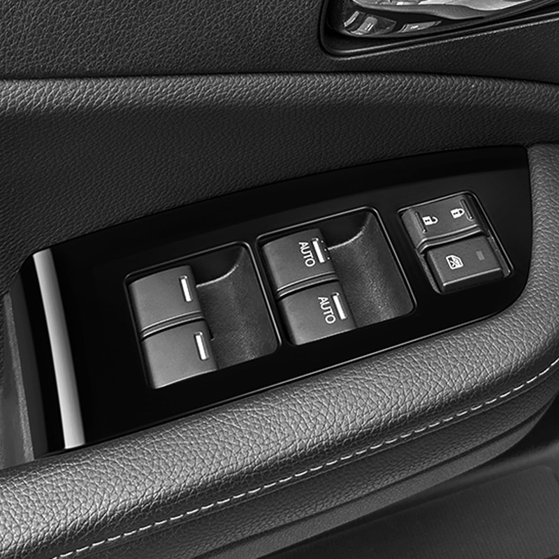 YOJOJOCO 4PCS Inner Window Switch Panel Cover Compatible with Honda
