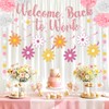 16pcs Welcome Back to Work Decorations Office Rose Gold Pink