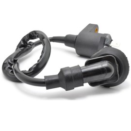 Easyboost ignition coil spark plug cap with wire for 50cc GY6 4T 139QMB Baotian BT49QT, Kymco Agility, Dink, Like, People, Super 8, Vitality, Peugeot Kisbee, Speedfight 3-4, Tweet, V-Clic