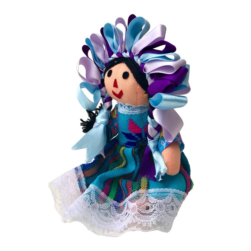 ALKIMIA INC Mexican Handmade Traditional Maria Lele Rag Doll -