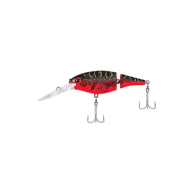 Flicker Shad Jointed Red Tiger 1/3 oz