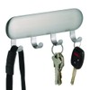 iDesign Forma Self-Adhesive Key Rack Organizer for Entryway, Kitchen -