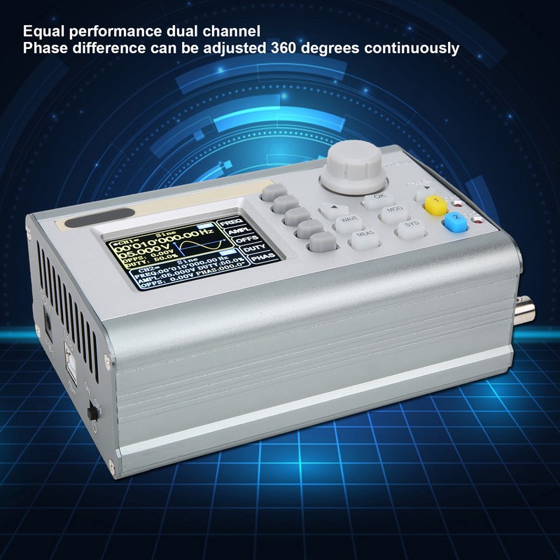 JDS2900-60M 2CH Function Arbitrary Waveform Signal Generator DDS Pulse Signal