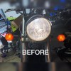 CHUSYYRAY H7 LED Motorcycle Headlight Bulb Kit 6000K White For