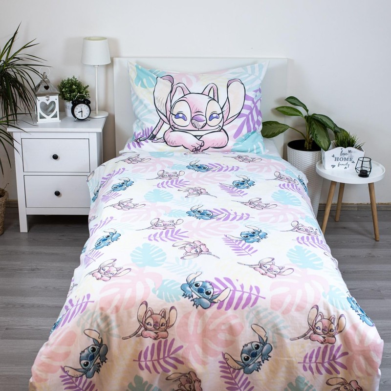Stitch and Angel Leaves Bed Linen 140 x 200 cm