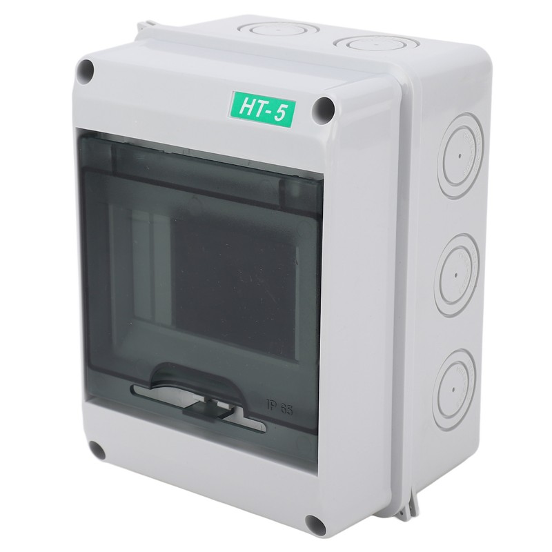 Circuit Breaker Box PC IP65 Waterproof 5 Way Transparent Cover