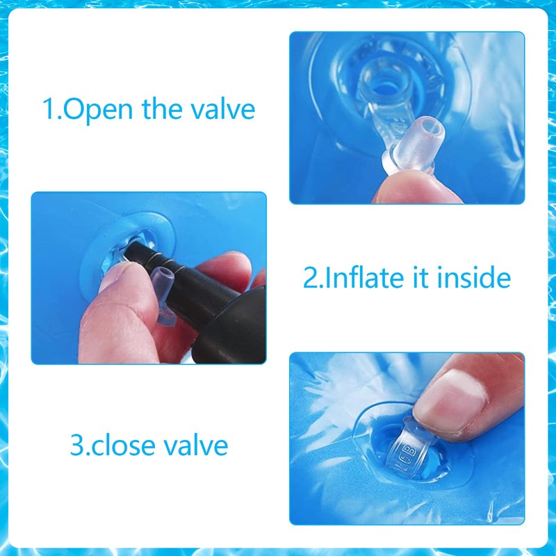 Pack of 3 Swimming Noodle Pool Noodle, Long Inflatable Swimming