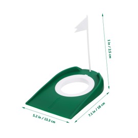 Kisangel 2pcs Golf Putting Aid Cup Indoor Practice Regulation Cup Golf Training