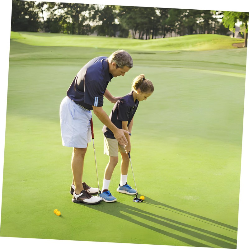 Totority 24pcs High Visibility Plastic Golf Practice Balls Lightweight Perforated