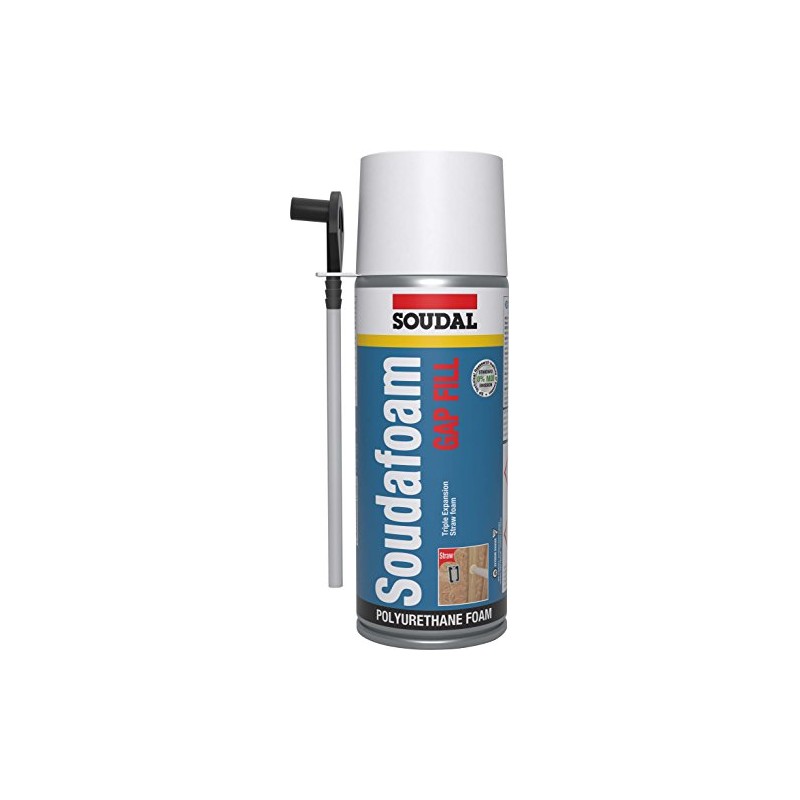 Soudal 463800 Soudafoam Gap Fill High Expansion, Straw Foam, Champagne