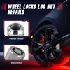 08W42-SNA-101 Alloy Wheel Lock Set Fit for‌ Honda Accord‌ 2012-2024,