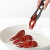 Brabantia 122842 Tasty+ Kitchen Tongs Plus Tweezers, Granite Grey