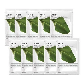 Abib Mild Acidic pH Sheet Mask Heartleaf Fit 10P - Sheet Mask Heartleaf Fit