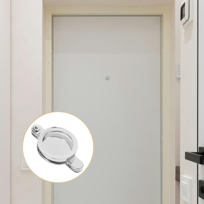 PRETYZOOM 2pcs Door Peephole Cover Protector Solid Copper Privacy Protection