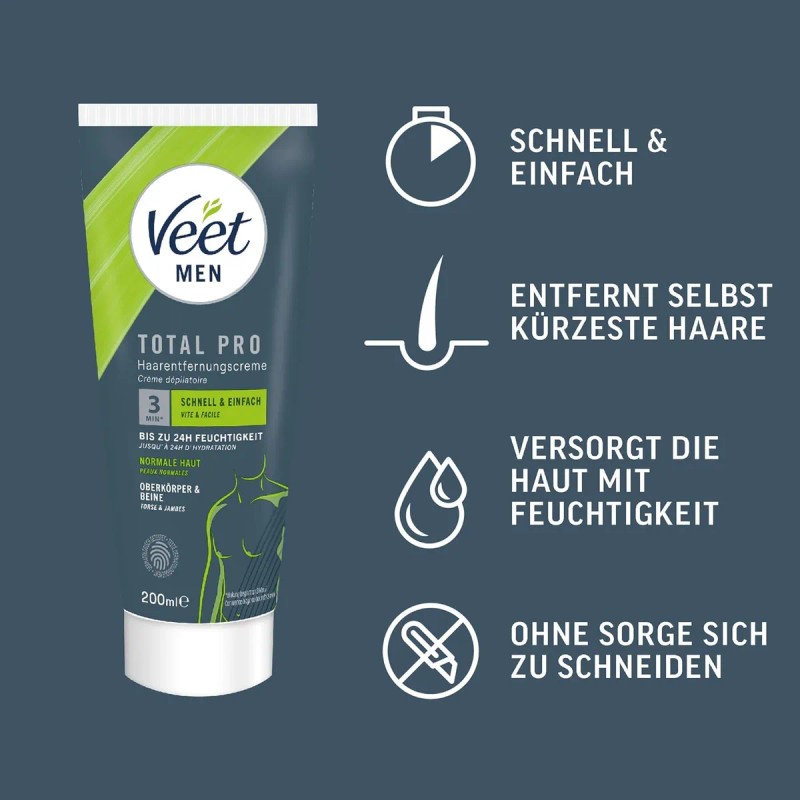 Crema De Depilación En Gel Veet, 6.80 Onzas Líquidas (1),
