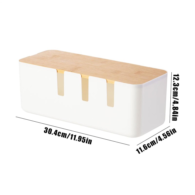 Cable Box - Cable Hiding Box - Wooden Cover Cord