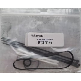 For Nakamichi Nakamichi CR-3 belt kit with instructions and more, complete belts