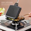 Sandwich Frying Pan Double Sided Stick Proof Breakfast Flip Pan