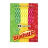 Starburst Candy Canes Green Apple, Lemon & Strawberry Flavors 5.3oz
