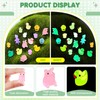 Suny Smiling 154 Pcs Mini Resin Animals Glow in The