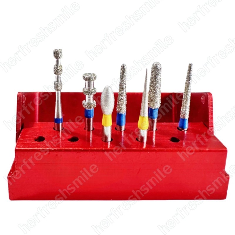 Nybeautifulteeth 2Kits Dental Porcelain Veneer Preparation Burs Zirconia Veneers Diamond