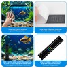 3PCS Aquarium Thermometer Strip 61-122℉(15-50°C), Easy-to-Read Fish Tank Thermometer Stick