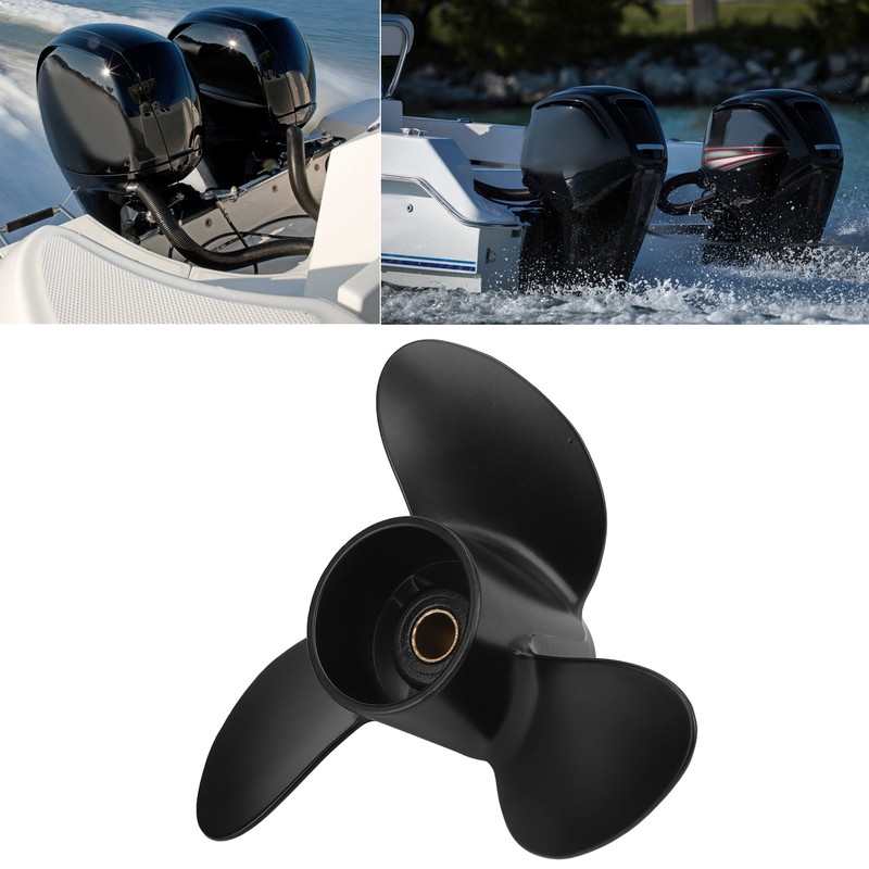 Marine Outboard Propeller 3 Blades 7.8x8in 12 Tooth RH Rotation